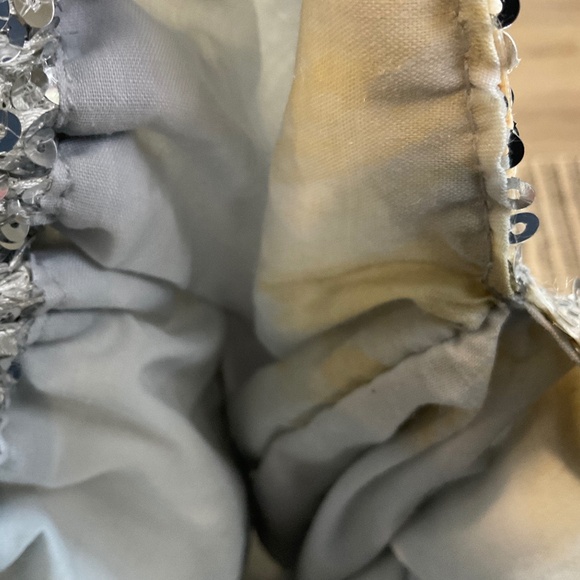 Candies Disco Silver Sequins Hobo Bag NWT - Picture 7 of 9